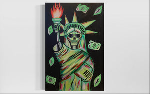 Statue of Liberty 🗽 Original 36” x 24” Painting